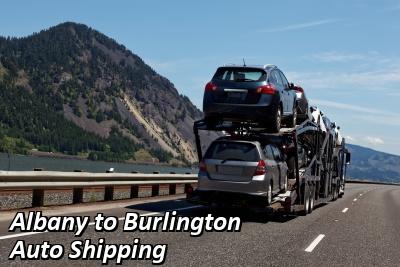Albany to Burlington Auto Shipping