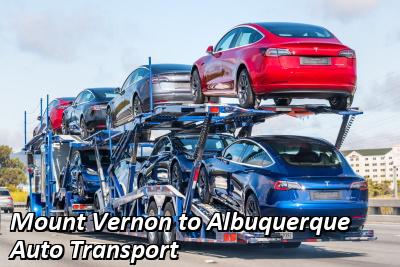 Mount Vernon to Albuquerque Auto Transport