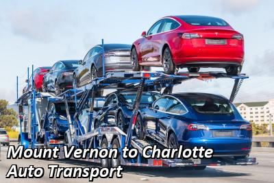 Mount Vernon to Charlotte Auto Transport