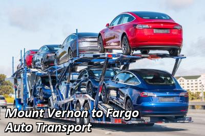Mount Vernon to Fargo Auto Transport