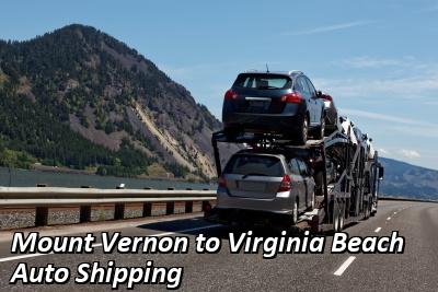 Mount Vernon to Virginia Beach Auto Shipping