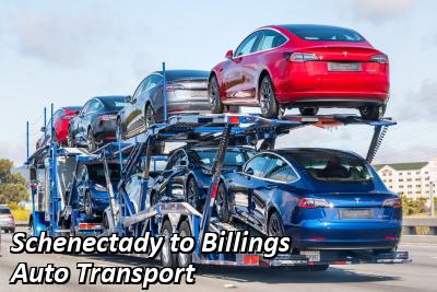 Schenectady to Billings Auto Transport
